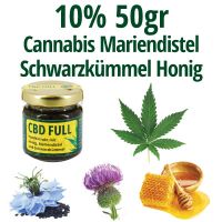 5% 50gr CBD FULL Hanf, Mariendistel, Schwarzkümmel, Honig